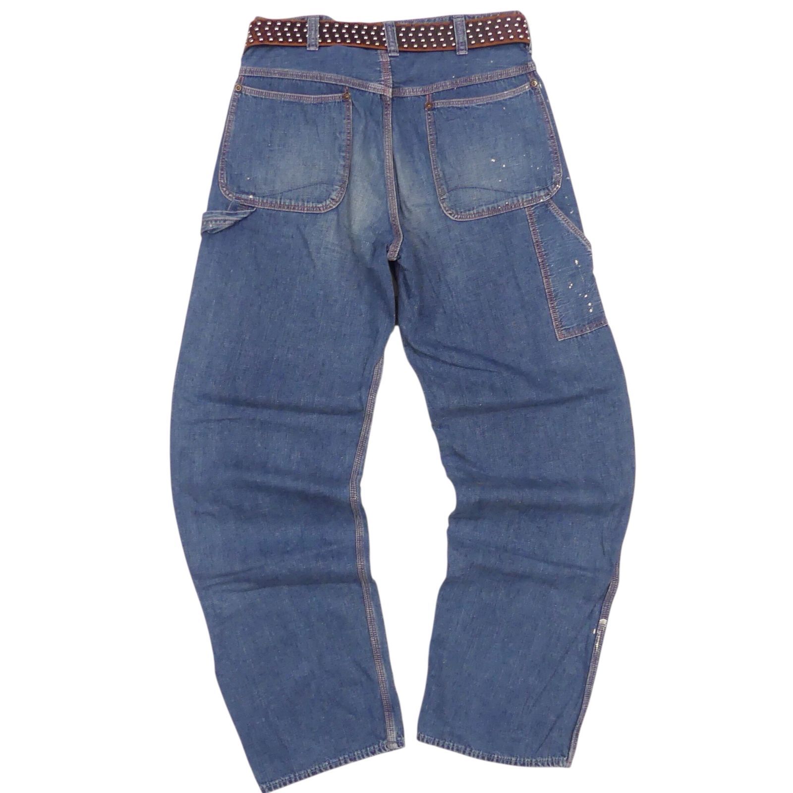 orslow オアスロウ デニム ペインターパンツ 日本製 サイズ3(L) orSlow オアスロウ ペインターパンツ デニム ユーズド加工 DENIM