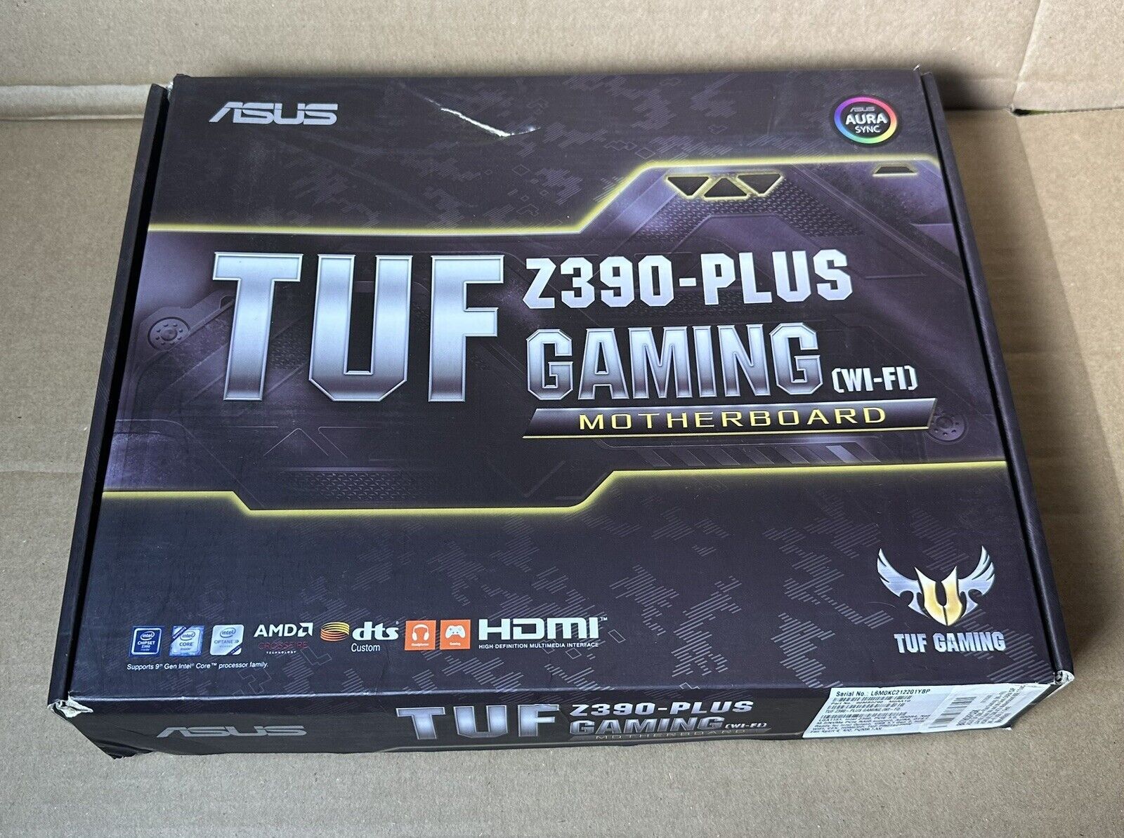 ASUS TUF Z390 Pl ゲーミング (WI-FI) LGA 1151、Intel