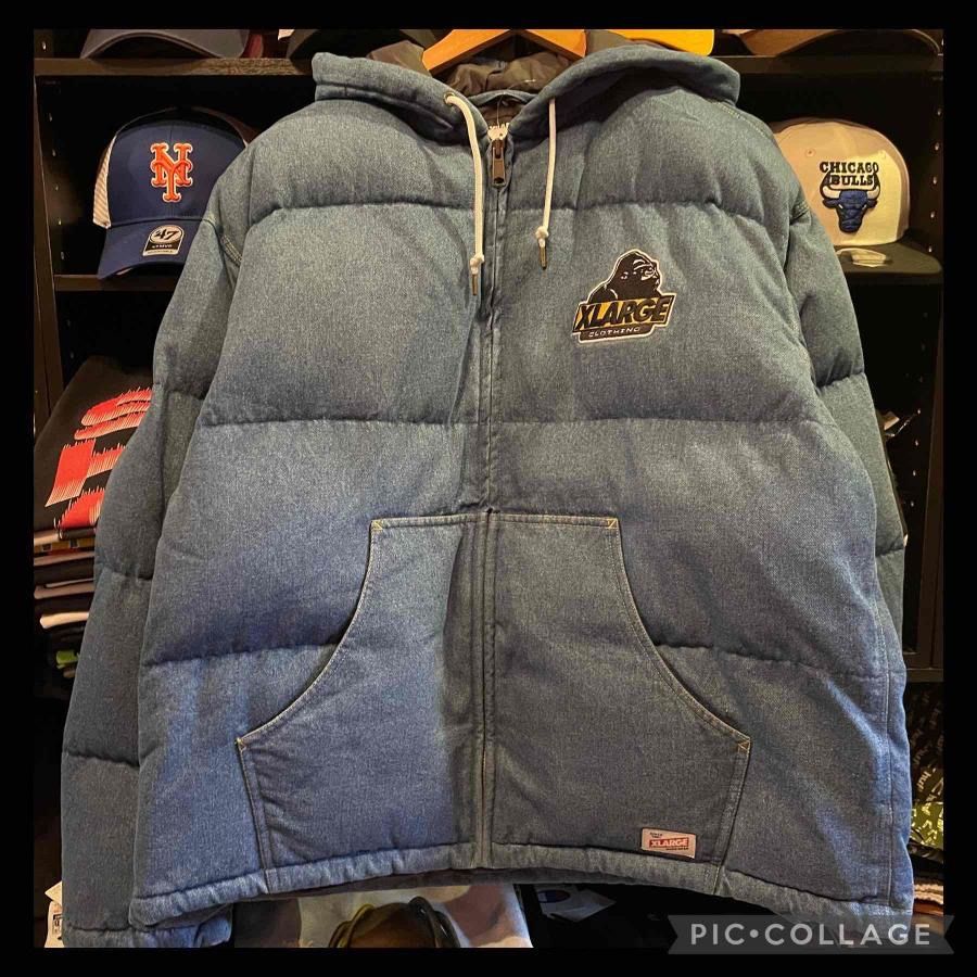 XLARGE ACTIVE DUCK PUFFER JACKET INDIGO Lサイズ - メルカリ