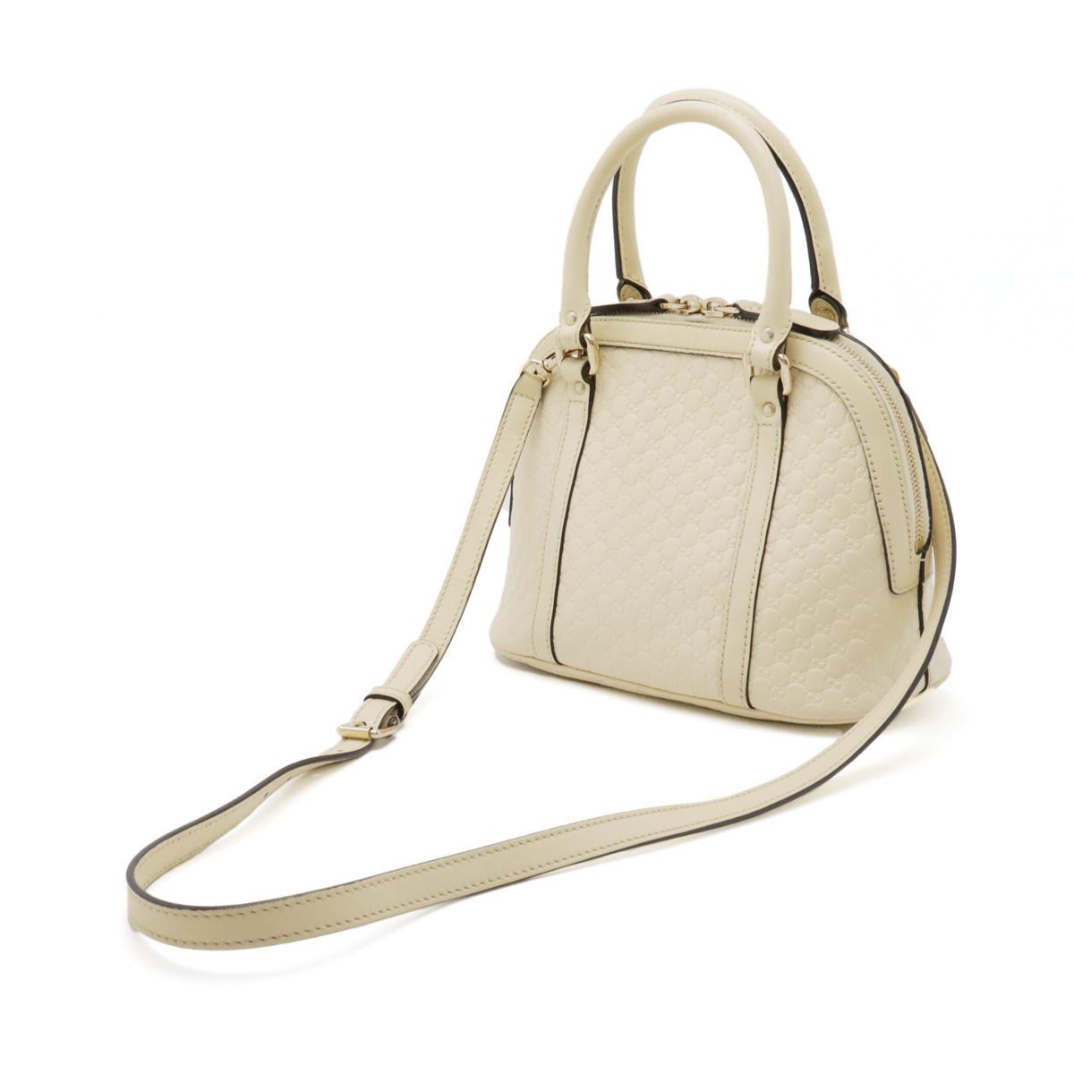 GUCCI グッチ マイクログッチシマ ハンドバッグ ミニバッグ 2WAY 
