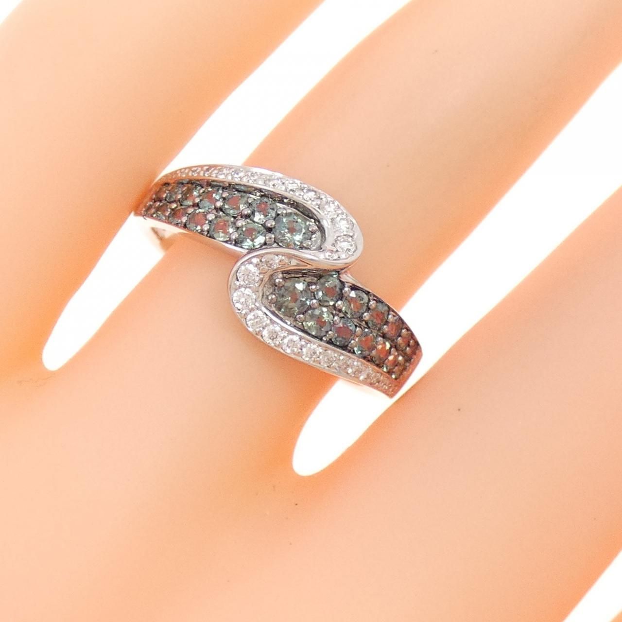 K18WG アレキサンドライト リング 0.55CT - メルカリ 