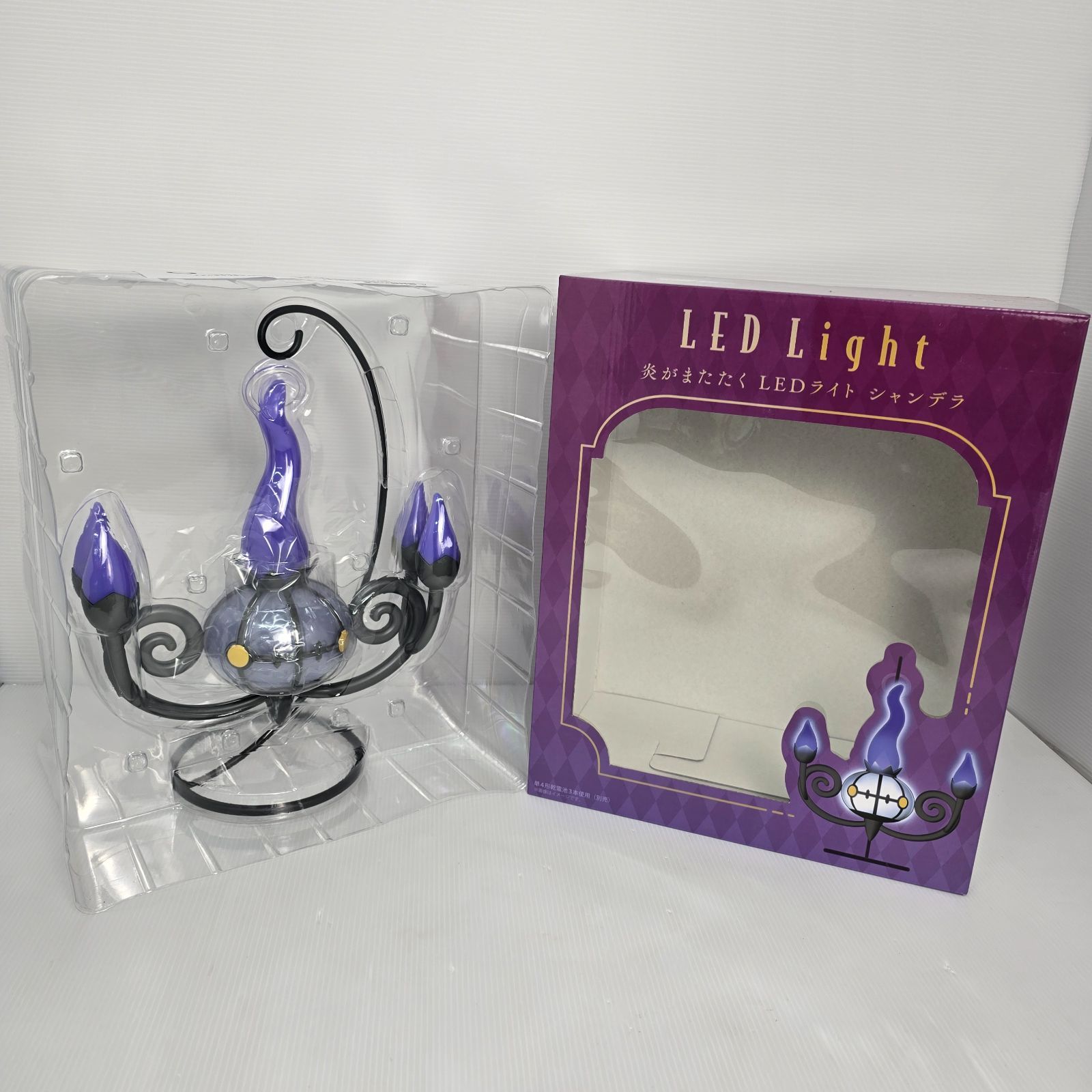 ポケモンセンター限定 炎がまたたくLEDライト シャンデラ 美品