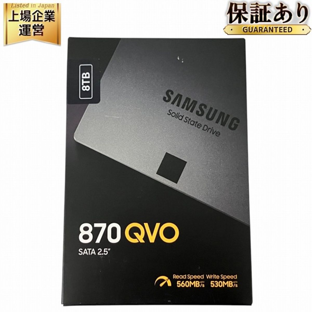 SAMSUNG MZ-77Q8T0B|IT 8TB SSD 870 QVO パソコン周辺機器 サムスン O9864491