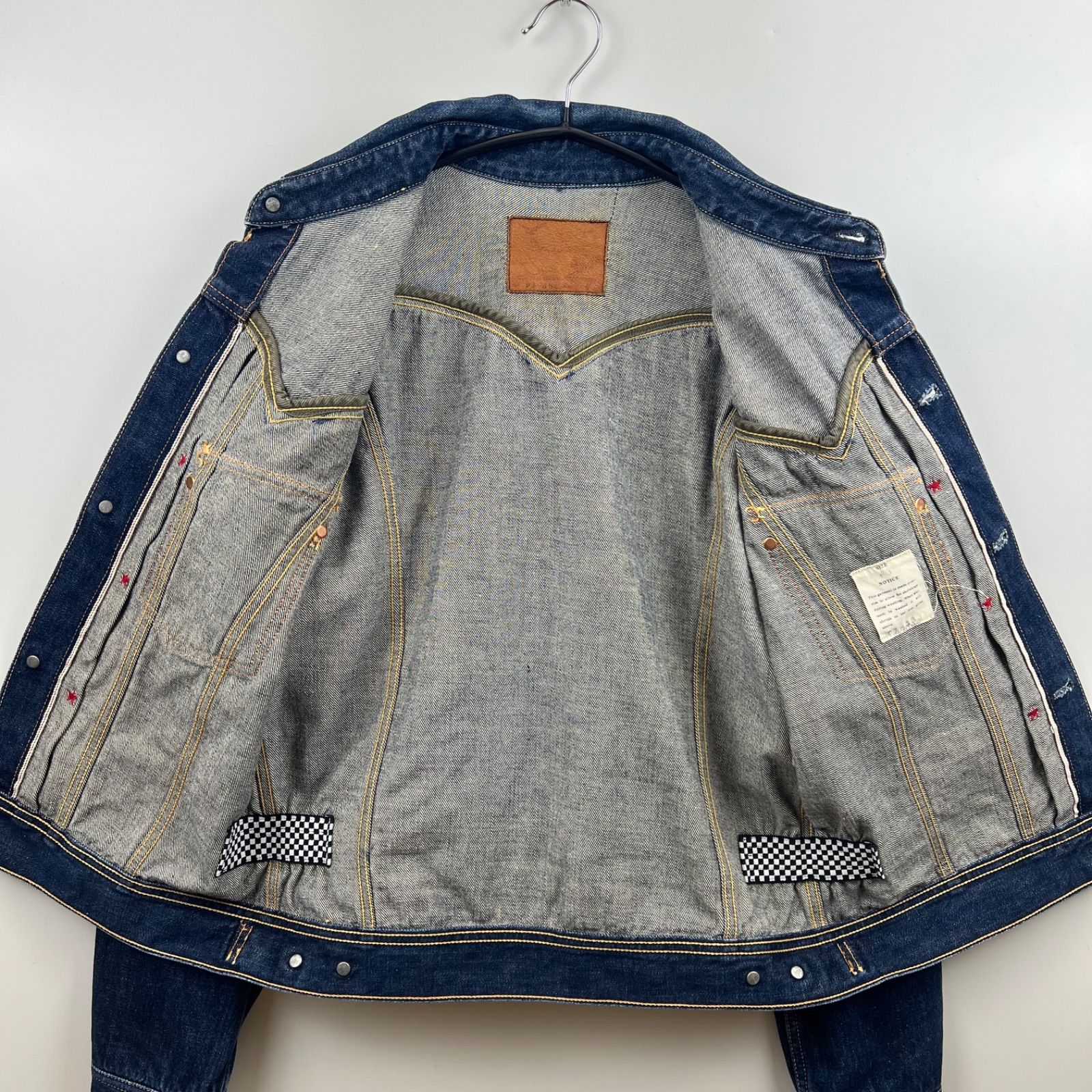 Dry Bones Lot DJ-708 カバーオール デニムジャケット DRY BONES RED STAR denim jacket 40 DJ-363 ドライボーンズ 星