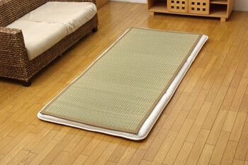 純国産 沖縄ビーグの寝ござ 約128×200cm ざわわ 沖縄ビーグ
