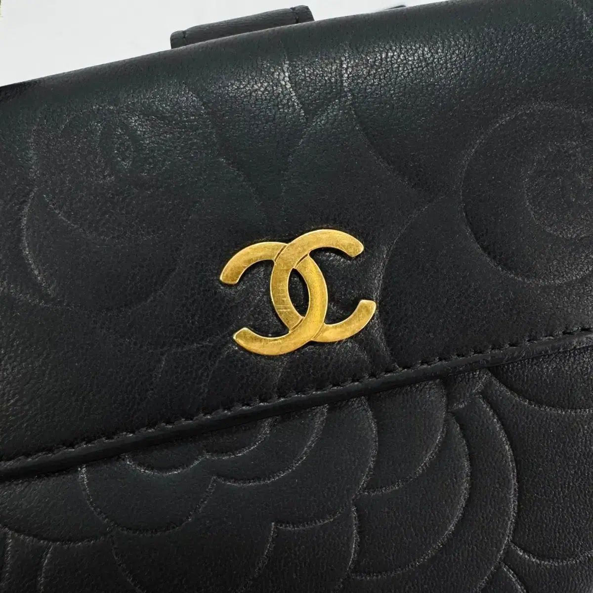 本物　良品　シャネル　エナメルカメリア 楽天市場】【中古】【財布】CHANEL シャネル カメリア メイク