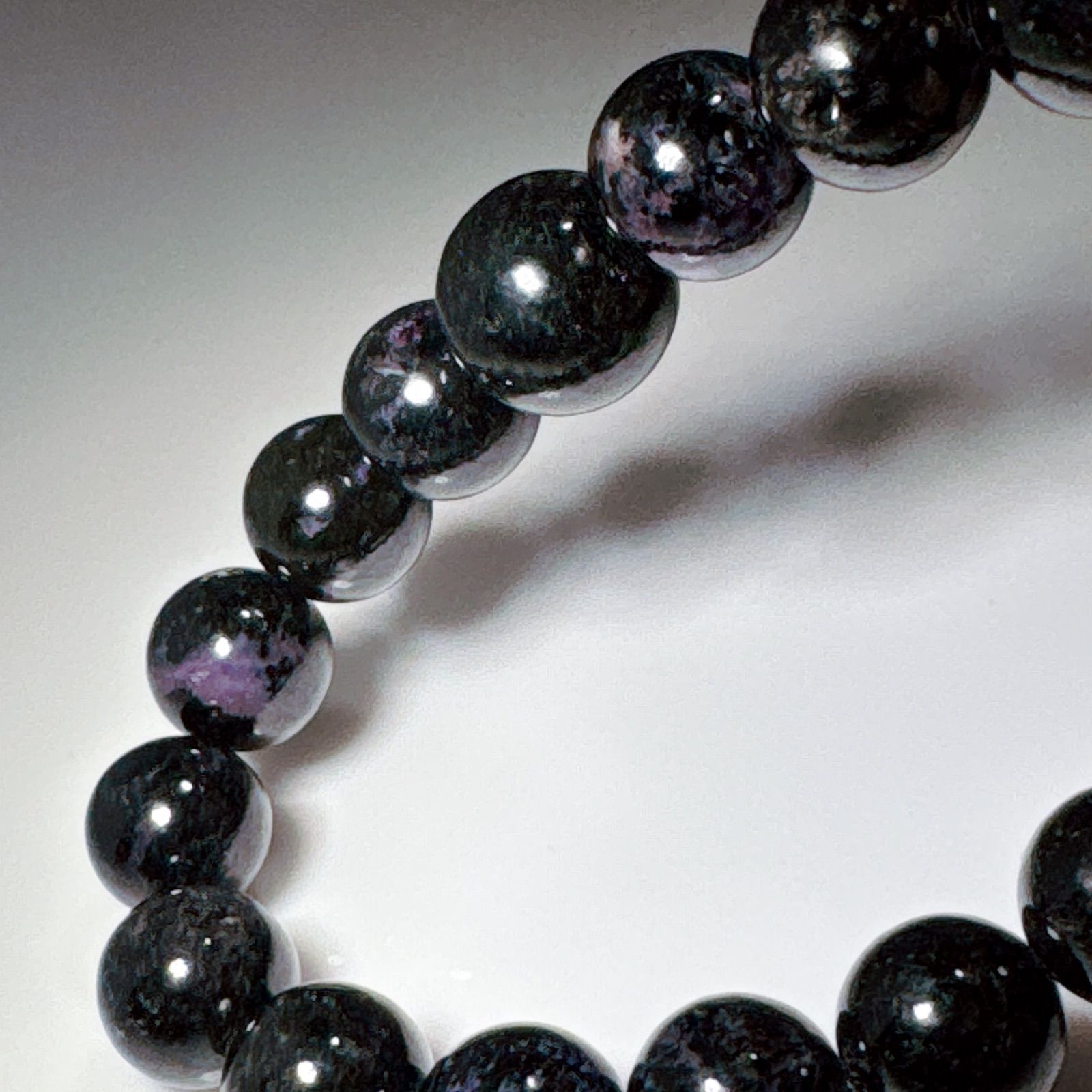 ブラックスギライトブレスレットNO25-2383