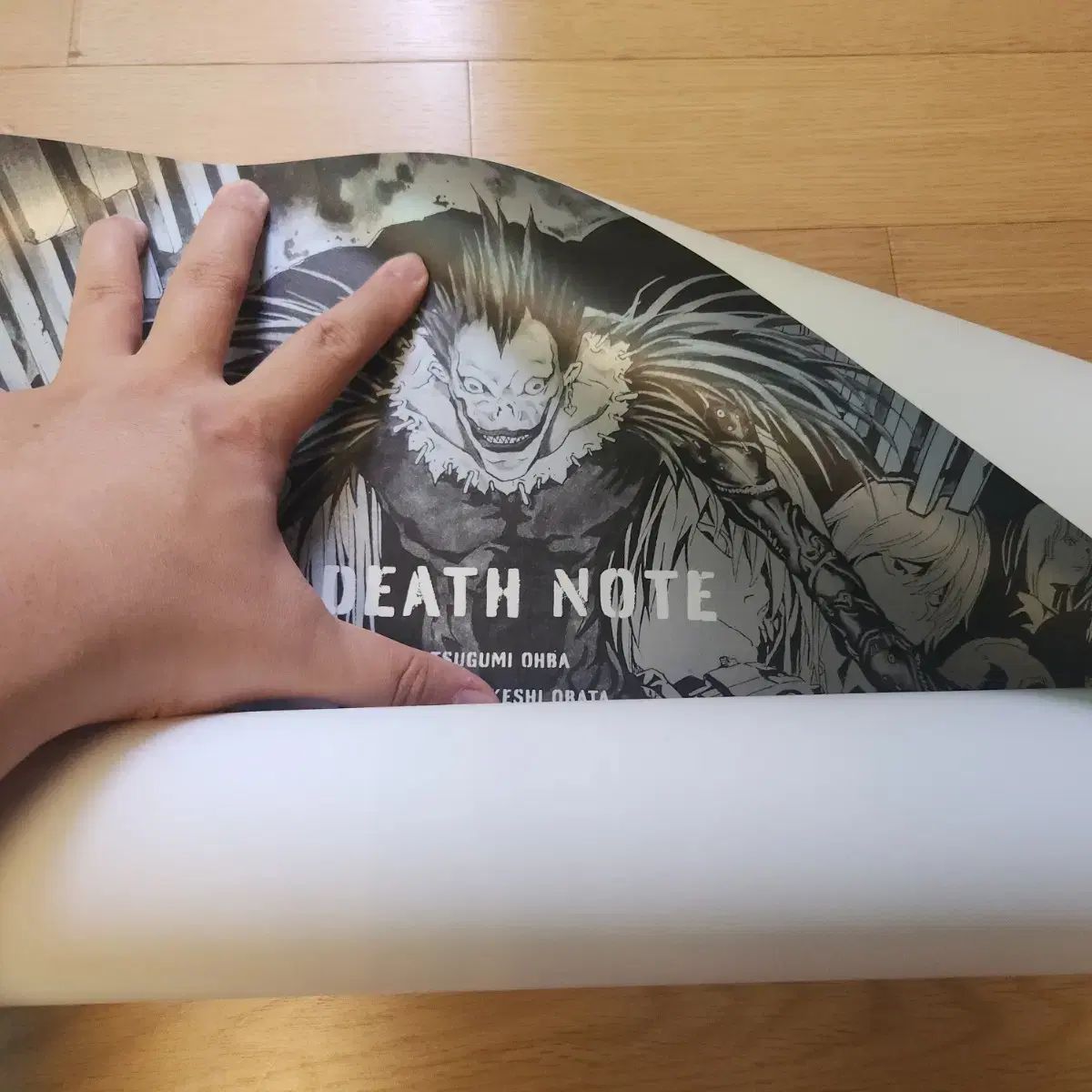 ジャンプ展　デスノート　B2ポスター DEATH NOTE(デスノート) 「少年ジャンピング」展 特典 B2