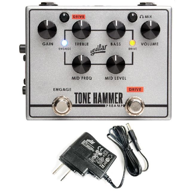 Aguilar アギュラー TONE HAMMER PREAMP V2 PREAMP | DIRECT BOX 純正 アダプター セット