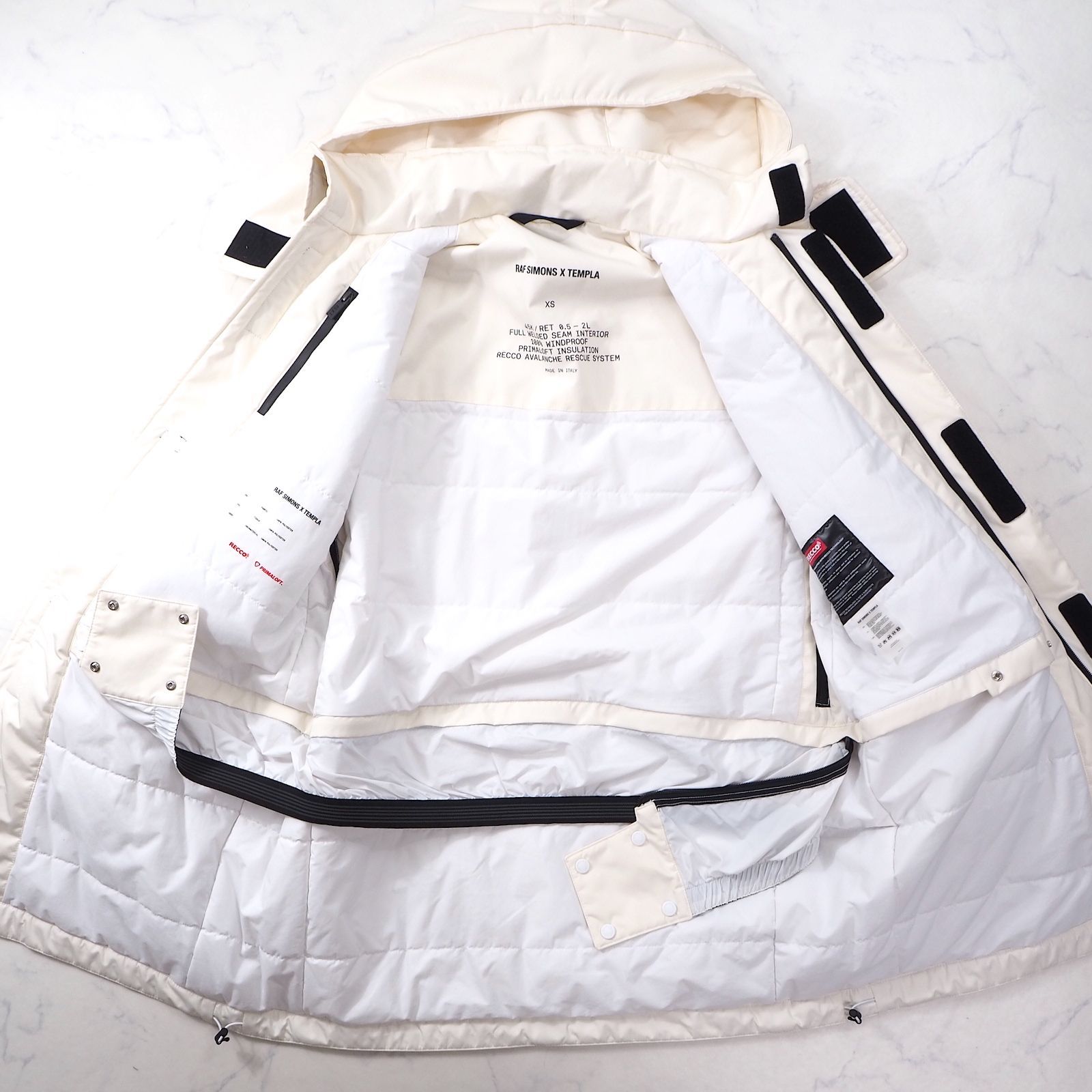ラフシモンズ RAF SIMONS × TEMPLA 19AW スキージャケット中綿