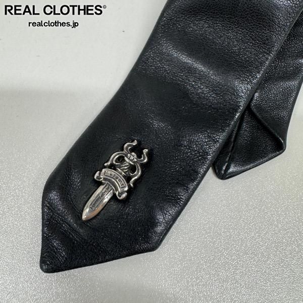 正規品 クロムハーツ レザーネクタイ CHROME HEARTS】【プラスモチーフ】クロムハーツ『レザー
