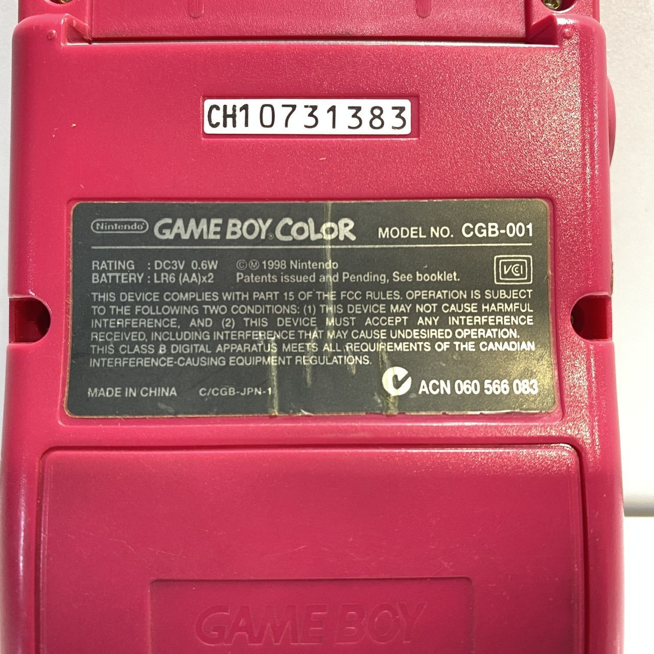 Nintendo ニンテンドー GAME BOY COLOR ゲームボーイ カラー CGB