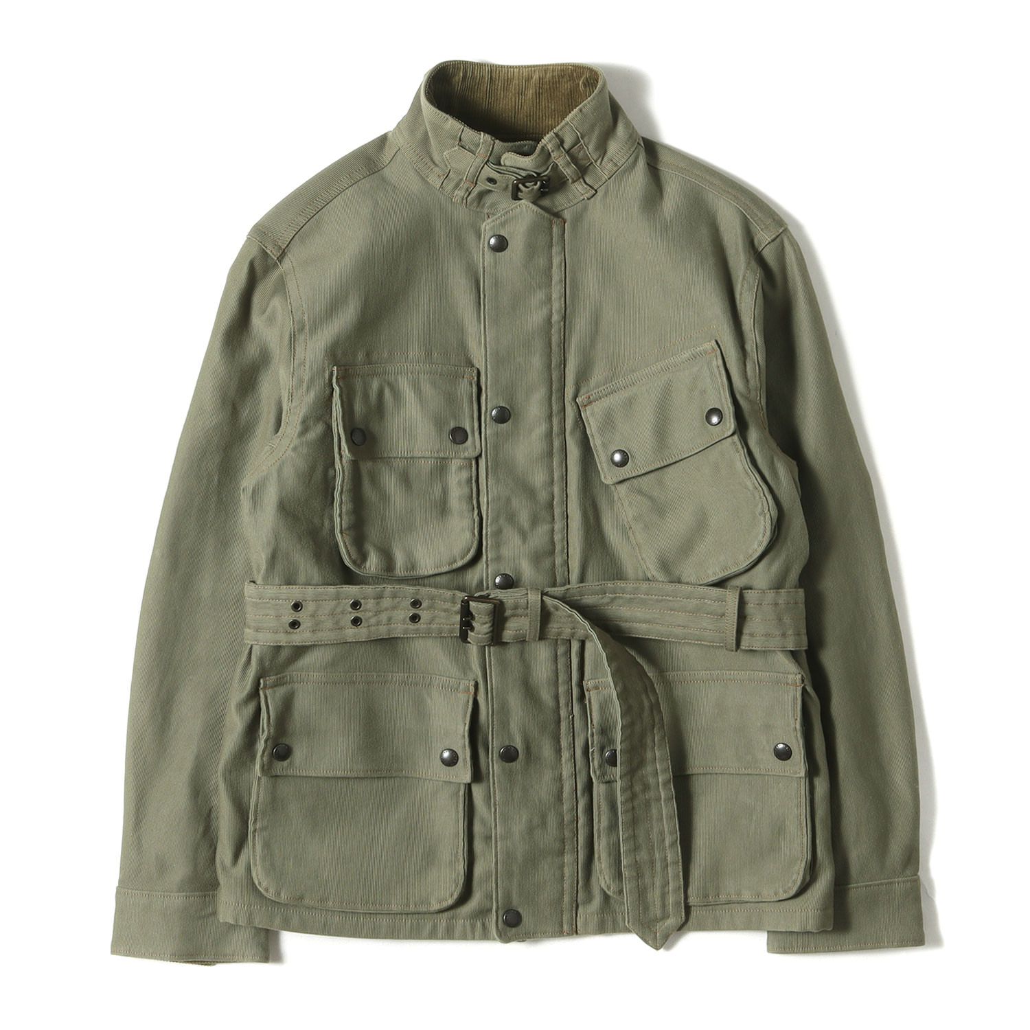 美品】POLO RALPH LAUREN ミリタリージャケット オリーブ色