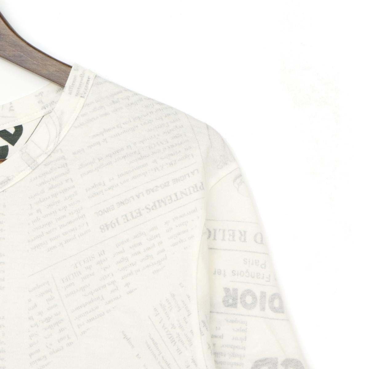 Dior ディオール  ダニエル アーシャム ニュースペーパー ロゴTシャツ
