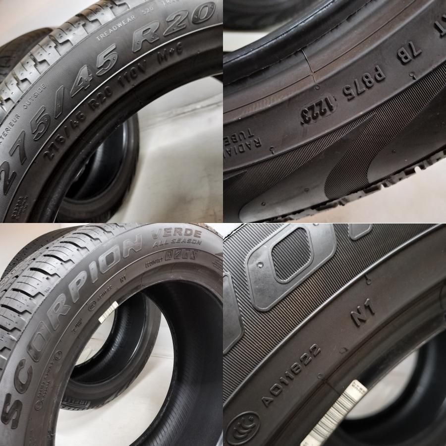 ◇配送先指定あり◇ ＜ポルシェ承認！ オールシーズンタイヤ 2本＞ 275/45R20 ピレリ スコーピオン VERDE オールシーズン N1 2023年製  カイエン 中古 - メルカリ