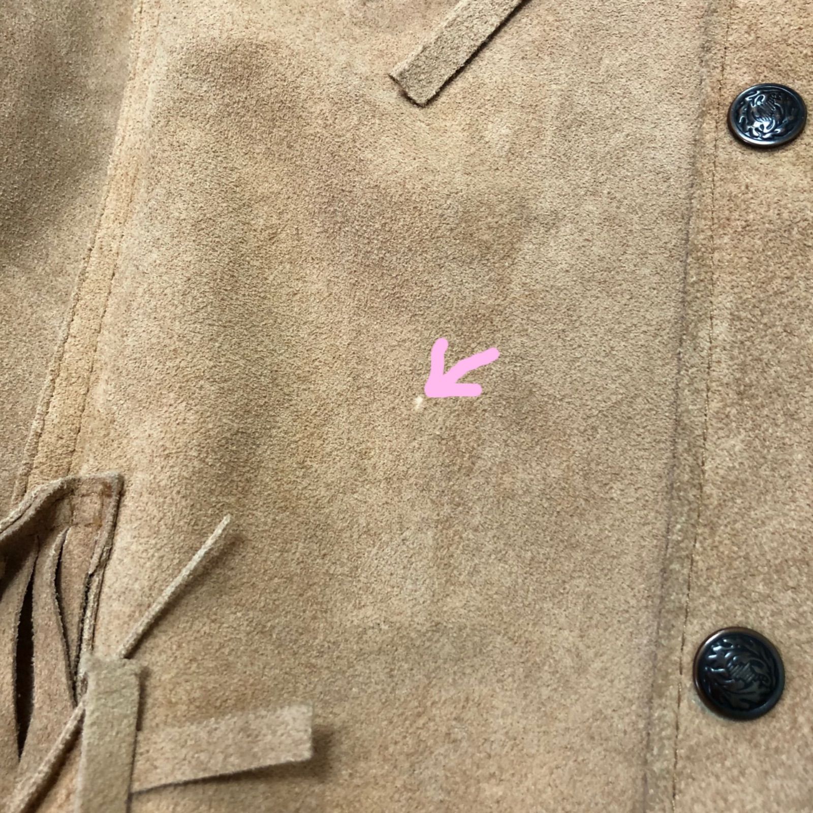 DEP'T メキシコ製 レザージャケット ウエスタンジャケット フリンジ