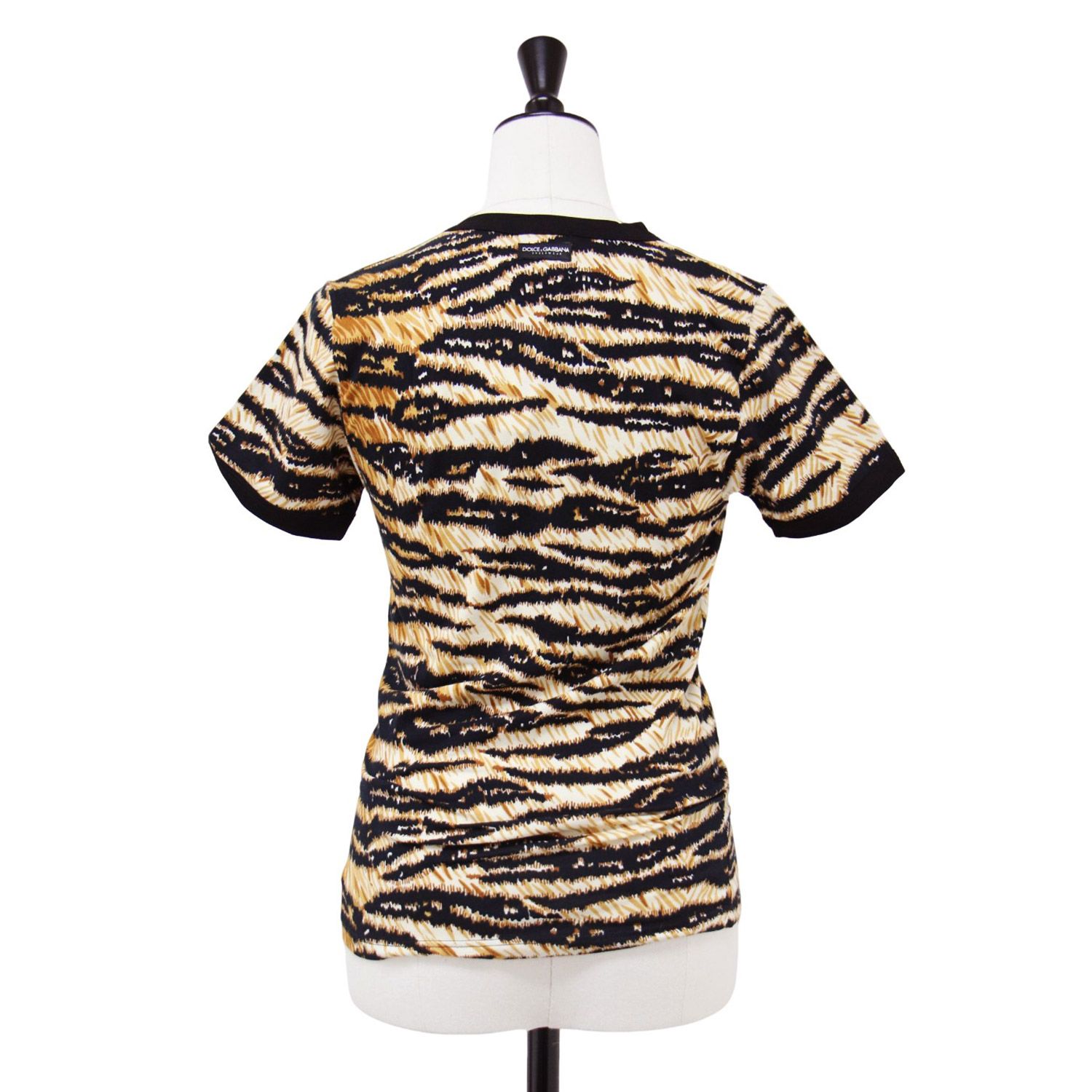 新品】DOLCE&GABBANA ドルチェ&ガッバーナ Tシャツ ブラック系 黒 