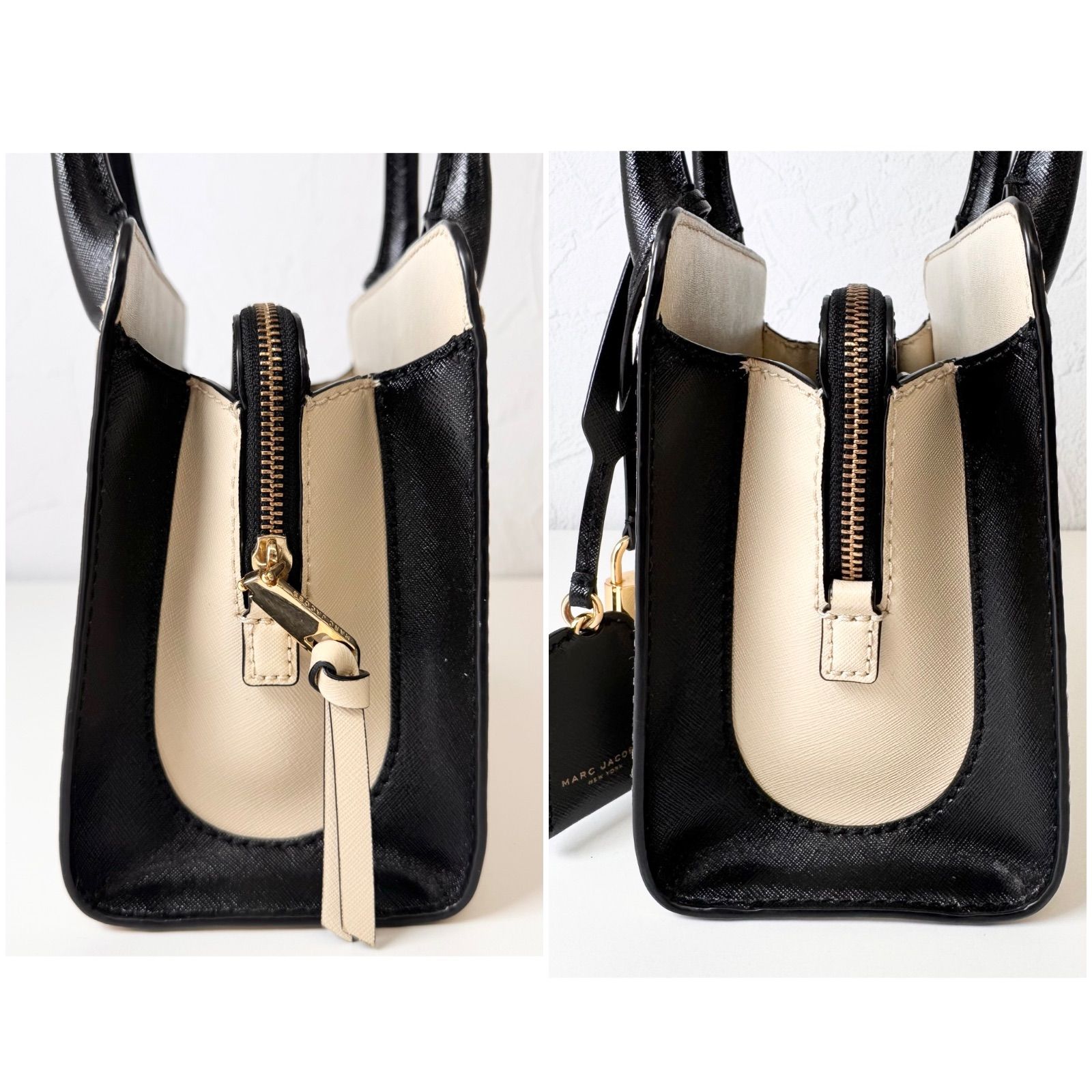MARC JACOBS 黒赤ハンドバッグ リトルビックショット MARC JACOBS マークジェイコブス ショルダーバッグ THE ZEBRA