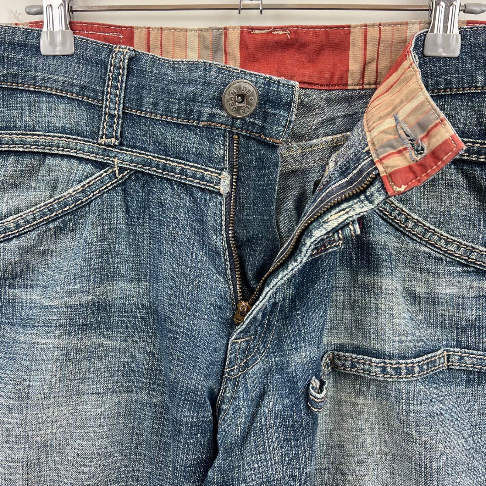 MARITHE FRANCOIS GIRBAUD LE JEAN DE archive back rope denim pants