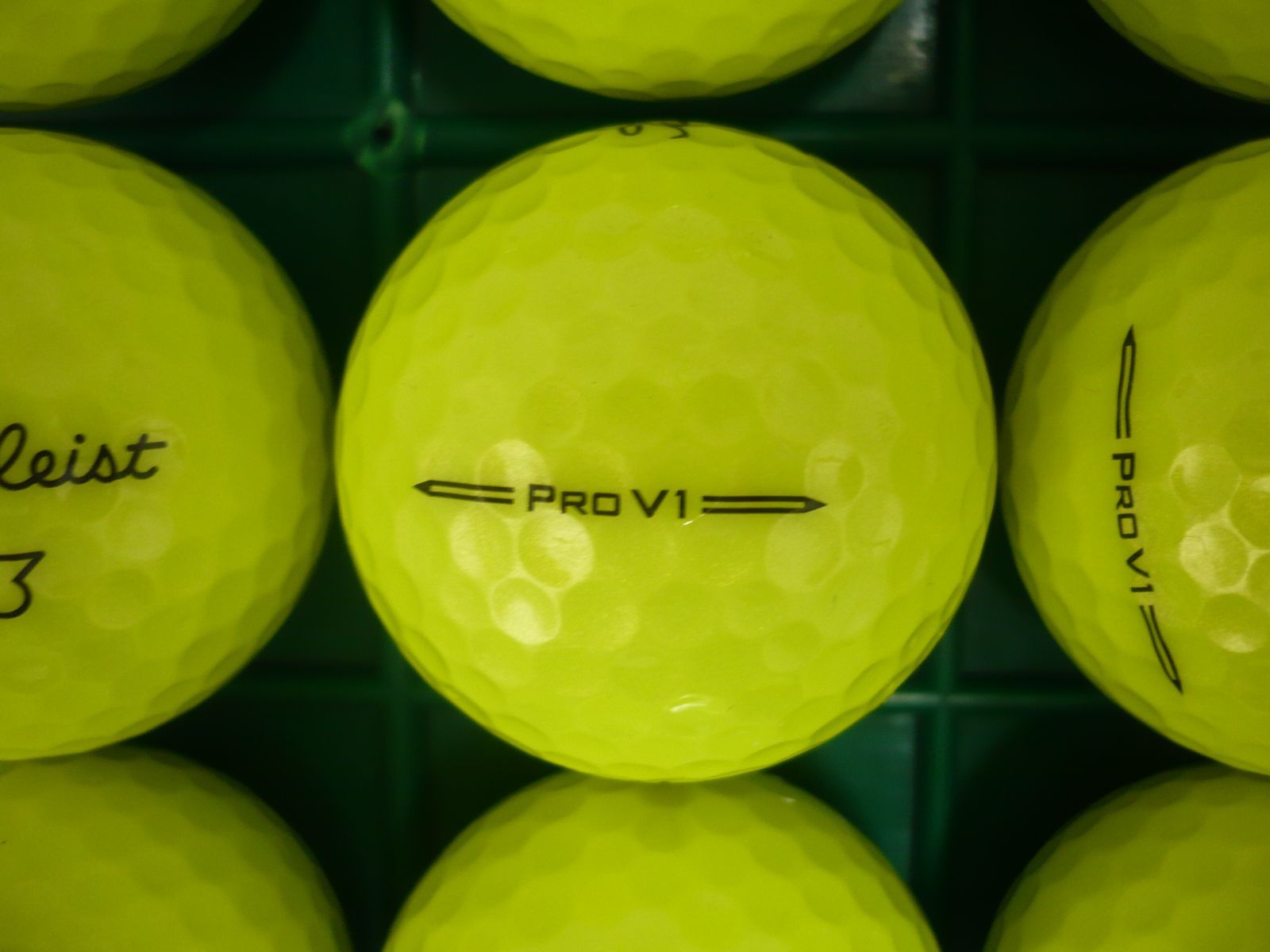 S110】Titleist PRO V1 黄 23年 ロストボール 24球 S113】【S110