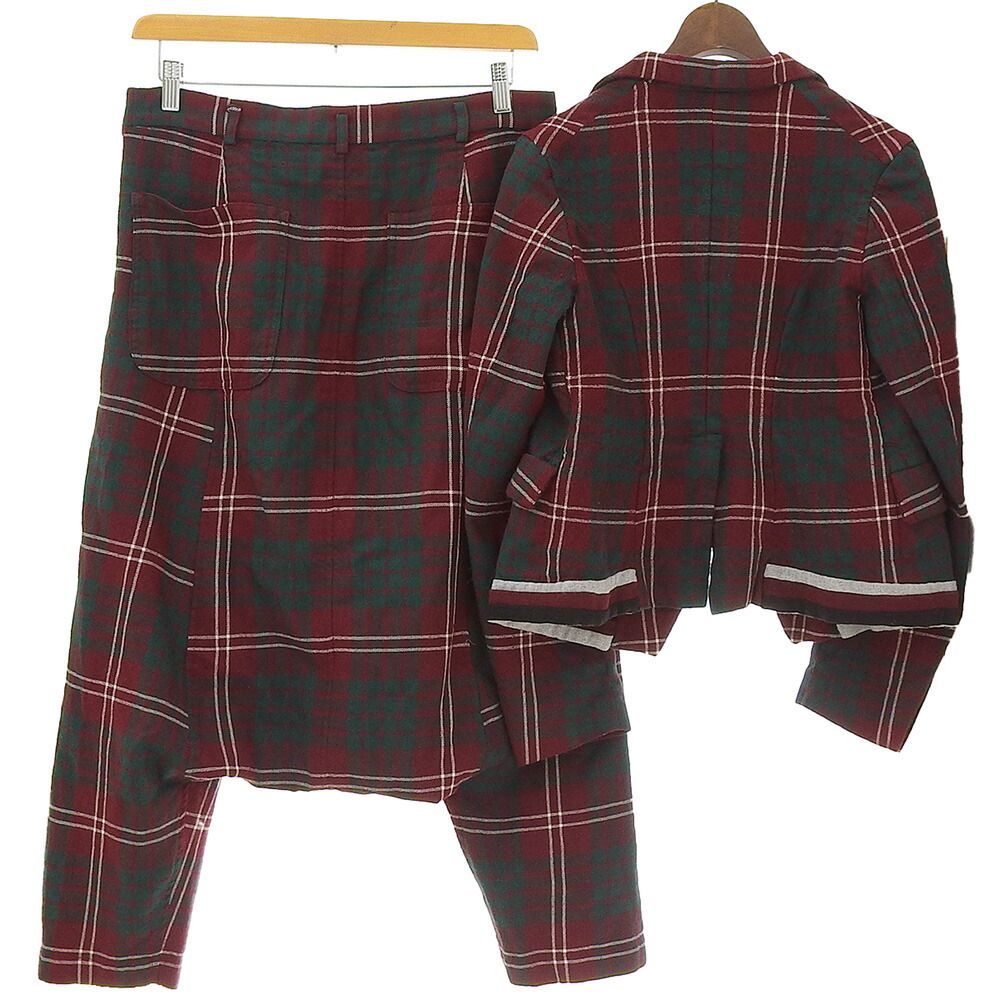 本日更に10%off●コムデギャルソン●タータンチェック柄サルエルパンツXS 楽天市場】タータンチェック パンツ（ブランドコムデギャルソン
