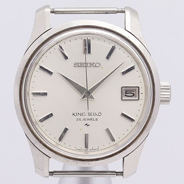 KING SEIKO 手巻き時計 シルバー文字盤