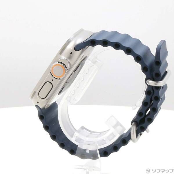 〔 品〕 Apple Watch Ultra 2 GPS Cellular 49mm チタニウムケース ブルーオーシャンバンド 258