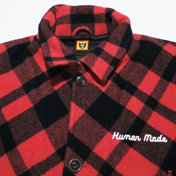 ジャケット・アウター Human Made WOOL HUNTING JACKET Human Made Men's Wool Hunting Jacket in Red Human Made