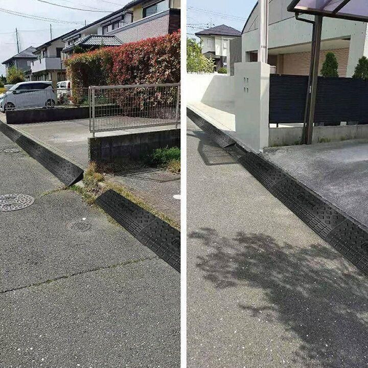 低車高車道板（スロープ板）2枚セット