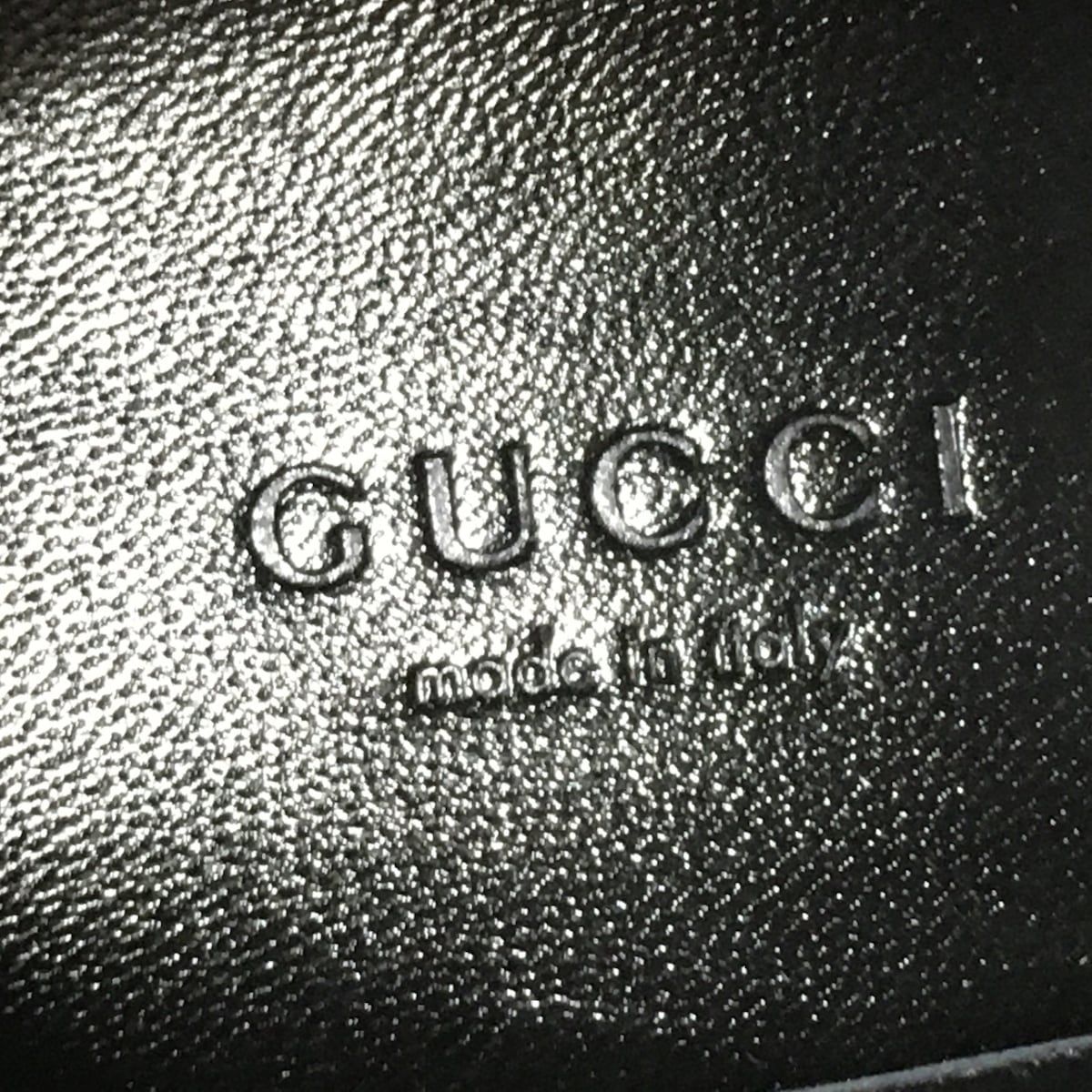 GUCCI(グッチ) ショートブーツ 34 1/2 レディース美品  - 670393 黒×ゴールド×シルバー ホースビット/チェーン/サイドゴア レザー