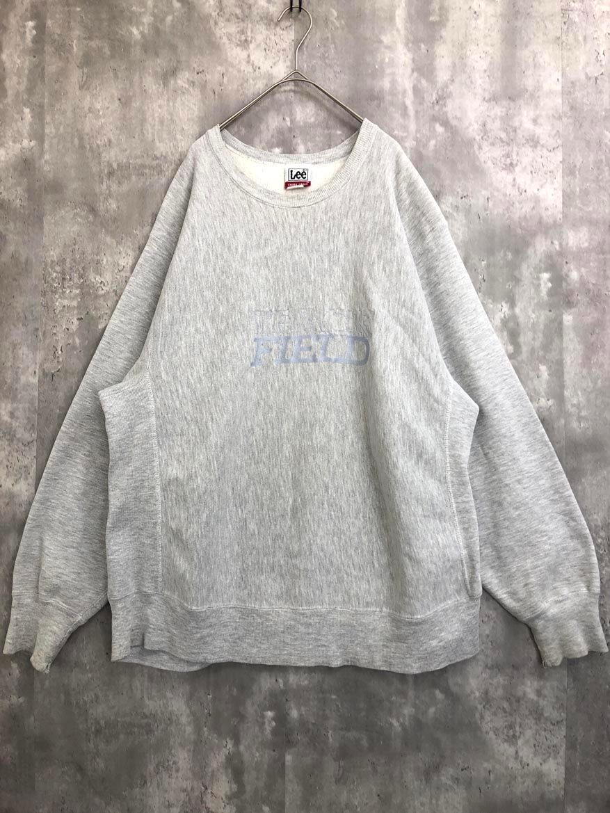 Lee CROSS GRAIN　グレー　フーディー Lee リー 90s USA製 CROSS GRAIN クルーネック スウェット