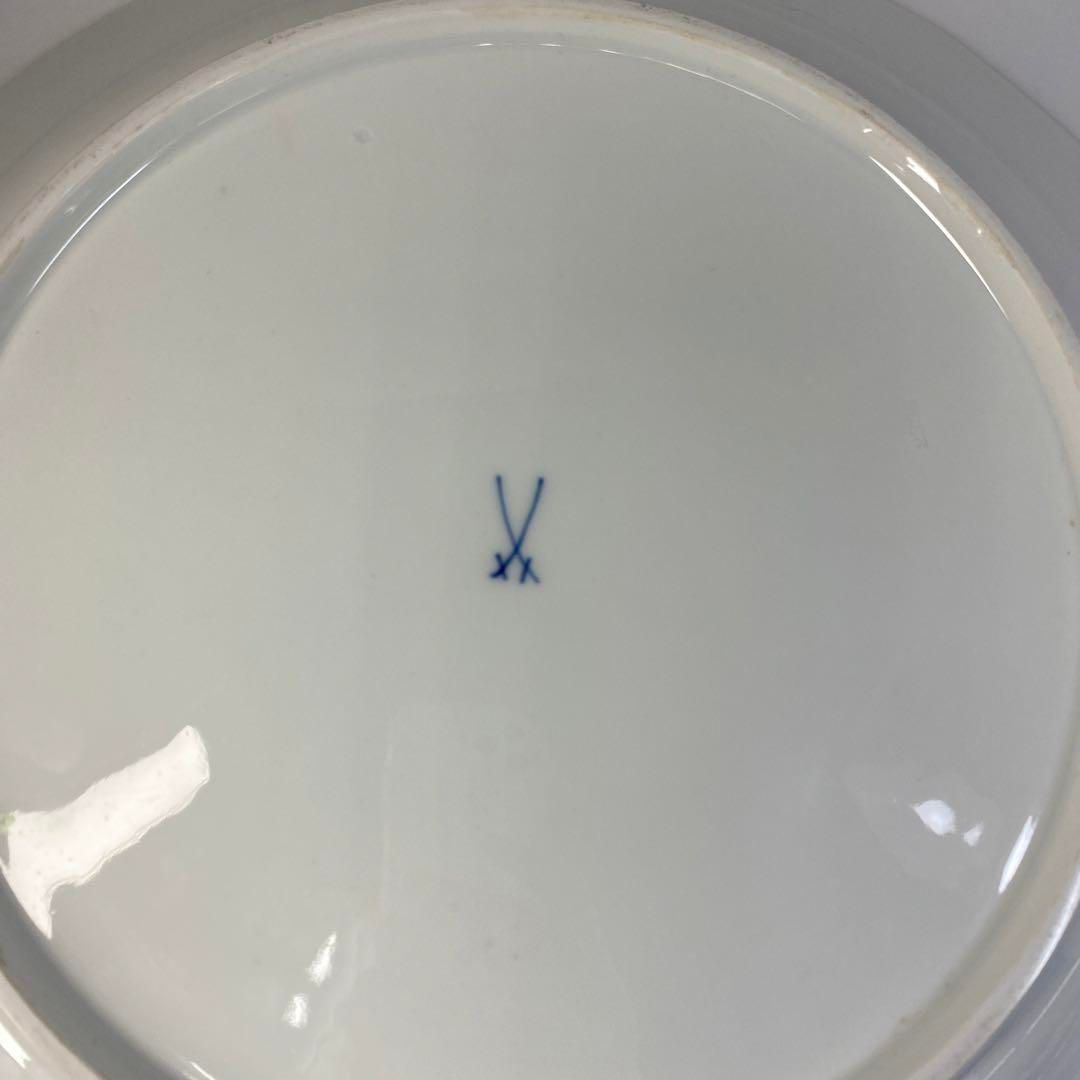 マイセン レリーフフラワー大プレート