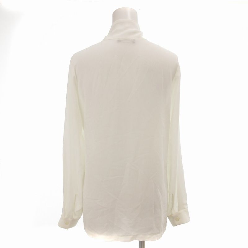 極美品✨セオリー　2023　ボウタイブラウス　アイボリー　S　ウォッシャブル 極美品✨セオリー 2023 ボウタイブラウス アイボリー S
