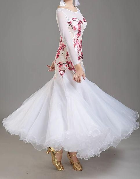 リアリスティックな 社交ダンスドレス 社交ダンスレッスン着 オーダーメイド