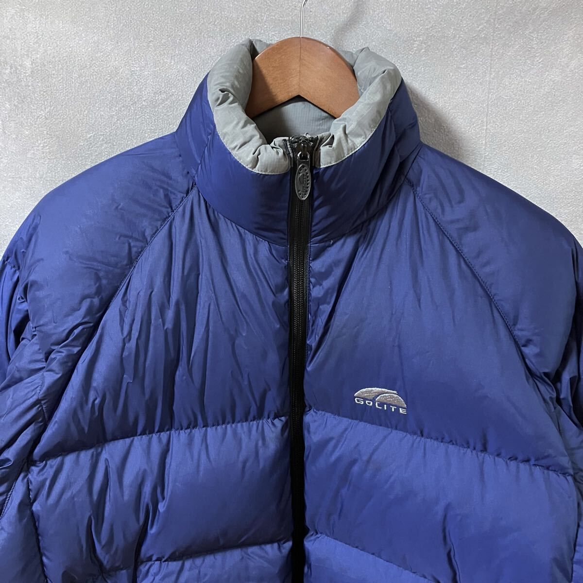 GOLITE ゴーライト 90's GOOSE DOWN JACKET ナイロン ロゴジップ