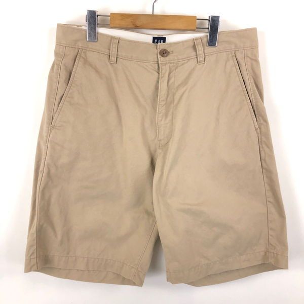【古着】 GAP ギャップ チノショートパンツ ベージュ系 メンズW32 【中古】 n054151