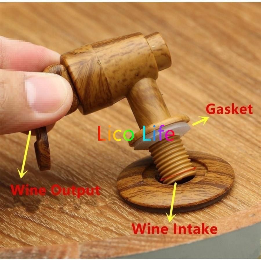 ホームデコレーションバレルオーク樽ビール実用的で耐久性のある Lワインビー