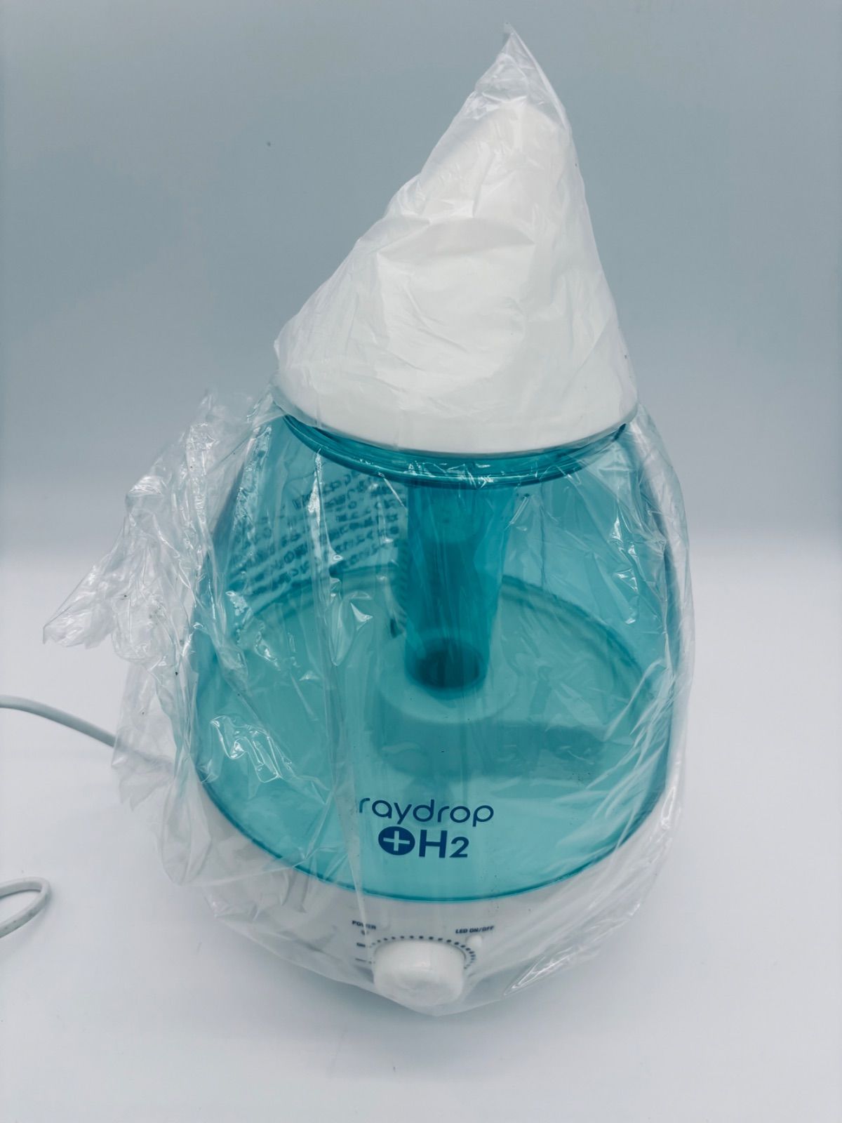 未使用品】raydrop H2 水素加湿器 超音波式 3.8L ホワイト TH-SK38 WH 