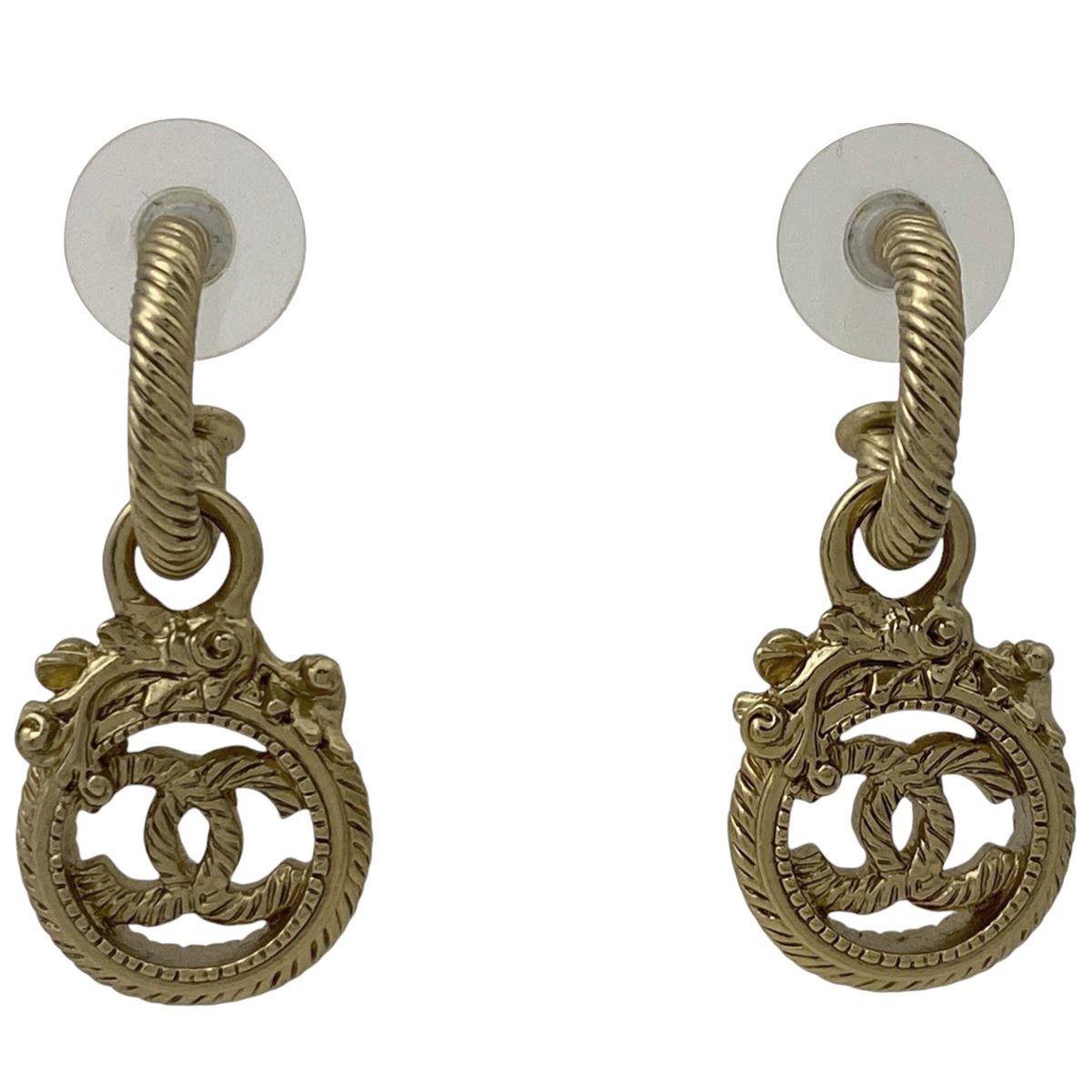 シャネル CHANEL ココマーク ピアス スイング ピアス GP ゴールド レディース