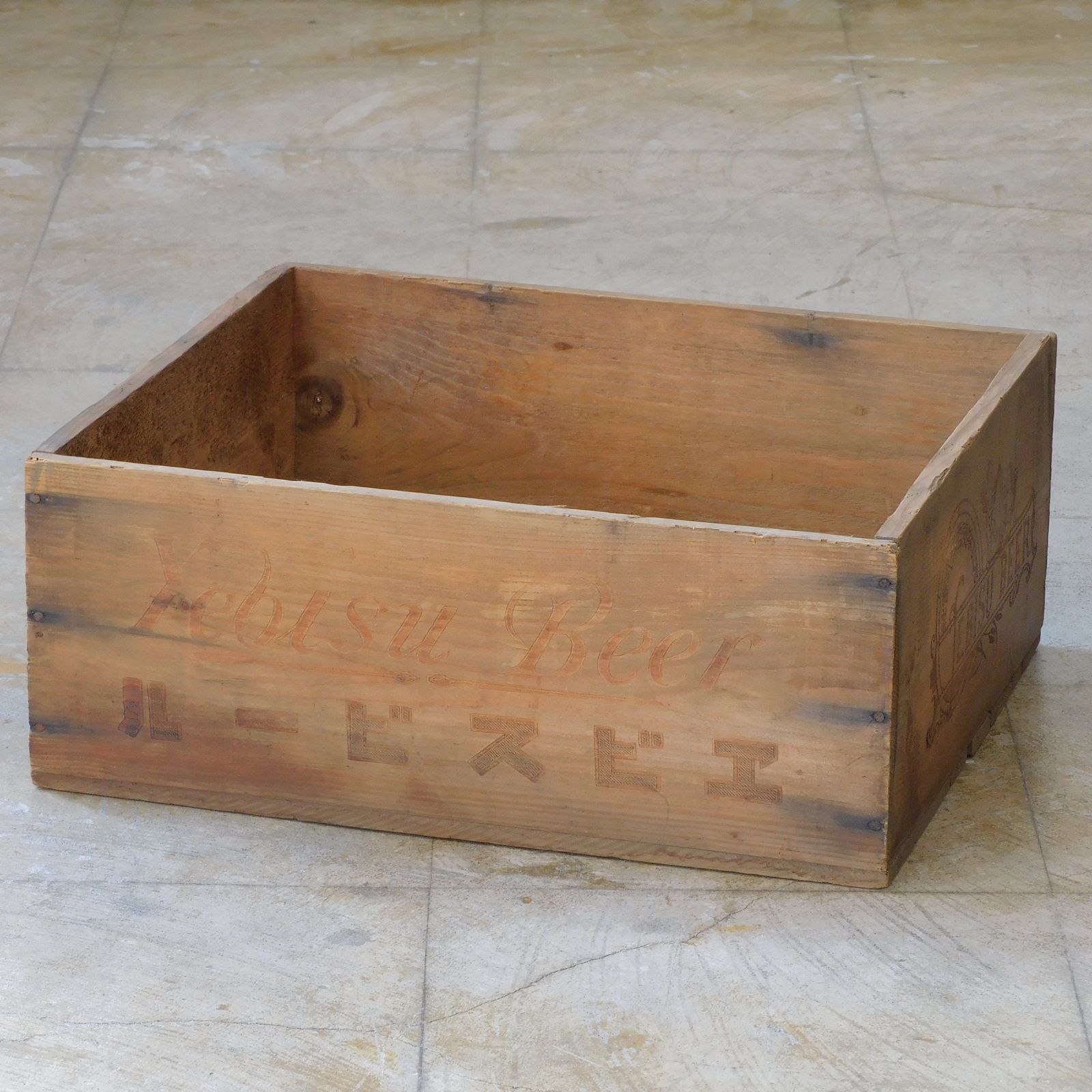 ビンテージ】戦前 エビスビール 木箱