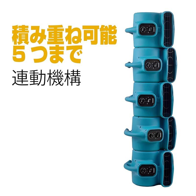 XPOWER P-230AT多機能移動共用ファン乾燥機プラグと時計付き修復および配管用送風機