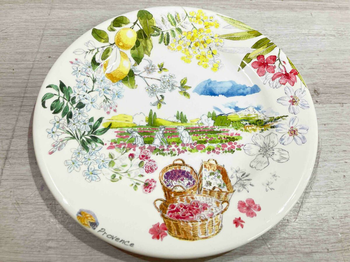 プレート21.8cm4枚セット ジアン GIEN プロヴァンス Provence