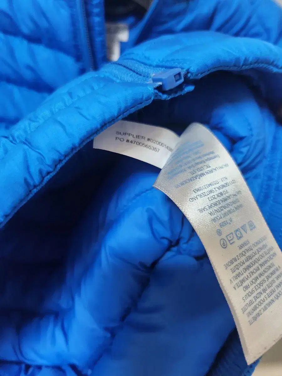 ポロラルフローレン キッズ ブルー ダウン アウター 9 m