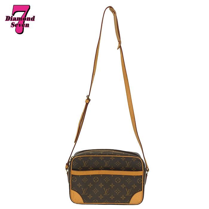 LOUIS VUITTON ルイヴィトン トロカデロ27 M51274 モノグラム ショルダーバッグ 斜め掛け 肩掛け LVロゴ ブラウン 茶 レディース ⓪
