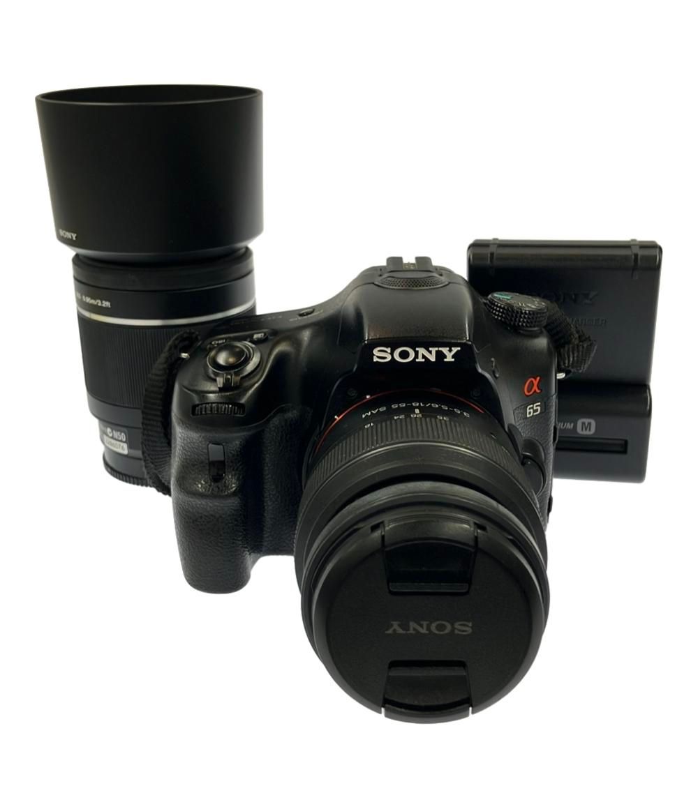デジタル一眼カメラ SONY α65 ダブルズームレンズキット SLT-A65VX α65