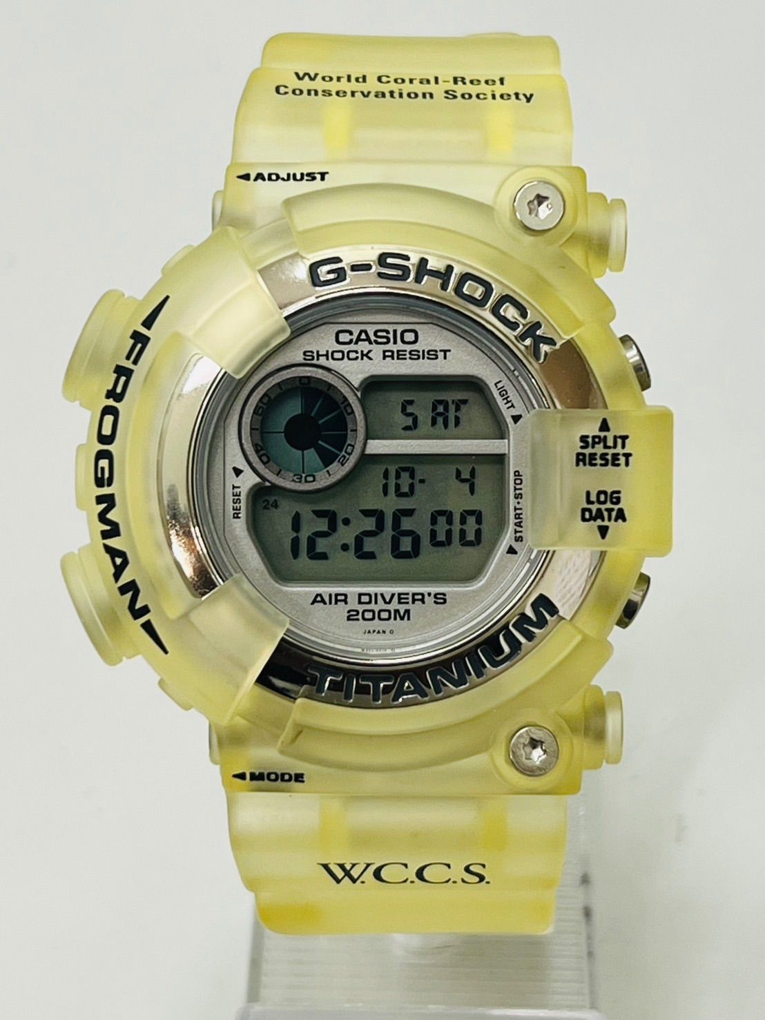 電池交換済】G-SHOCK Gショック W.C.C.S. FROGMAN フロッグマン