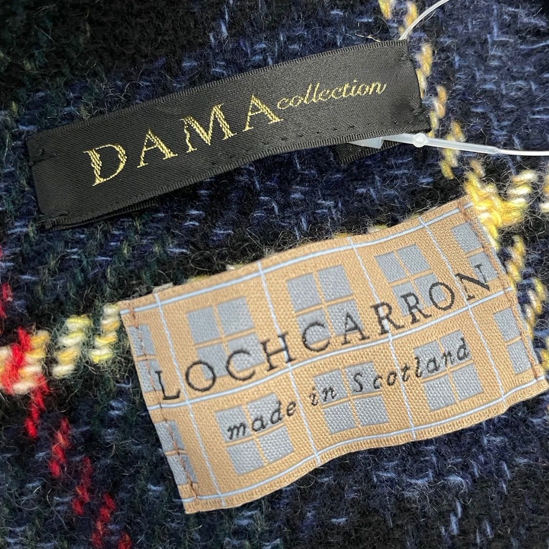 ダーマコレクション LOCHCARRON ポンチョ カシミヤ100％ タグ付き