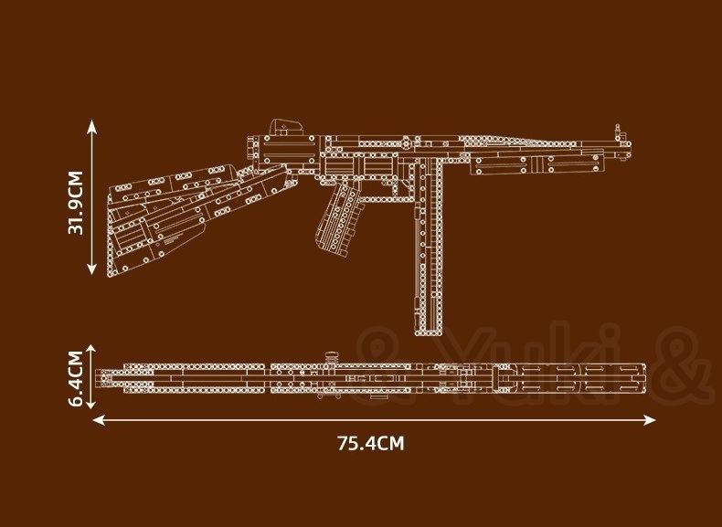 レゴ トンプソンサブマシンガン