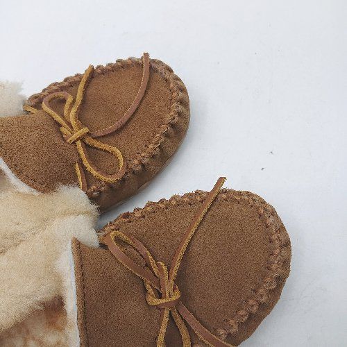 ◇ Minnetonka 3371 アルパイン シープスキン モック ボア クッション 