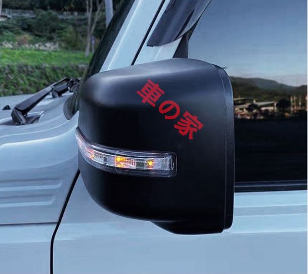 ジムニーJB74後期対応 LEDウインカー付きミラーガーニッシュ